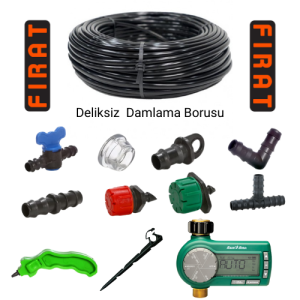 Fırat 16x0,9mm Delikli Damlama Borusu Seti 2 Adsiz tasarim 5 3