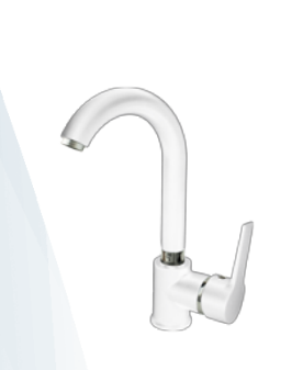 Nilsu Nil Beyaz NBZ 203 | Modern Beyaz Lavabo Bataryası
