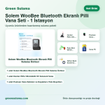 Solem WooBee Bluetooth Ekranlı Pilli Vana Seti - 1 İstasyon - Solem WooBee Bluetooth ekranlı pilli vana seti
