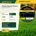 Sertsan Thermo Kauçuk Su Hortumu 3 4 inç 19 mm 20 m Sertsan Bahçe Hortumları ürün görseli