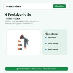 6 Fonksiyonlu Su Tabancası hortum ve bahçe sulama aksesuarı