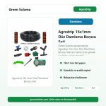 Agrodrip 16x1mm Düz Damlama Borusu Seti Green Sulama ana ürün görseli
