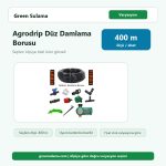 Fırat Agrodrip 16x1mm Düz Damlama Borusu Seti 400mt Fırat Damlama Sulama Borusu Setleri ürün görseli