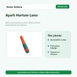 Ayarlı Hortum Lansı hortum ve bahçe sulama aksesuarı