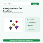 Basınç Ayarlı Hat Üstü Damlatıcı hortum ve bahçe sulama aksesuarı