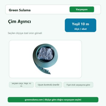Genel Çim Ayırıcı – Yeşil 10mt. urun gorseli