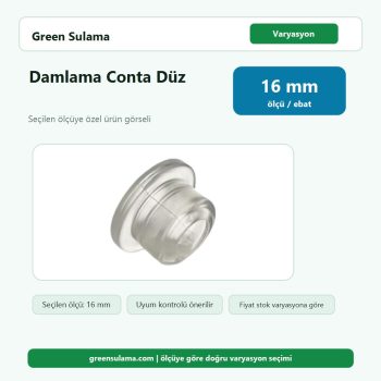 Hekimoğlu Damlama Conta Düz 16 Hekimoğlu Damlama Sulama Sistemleri ürün görseli