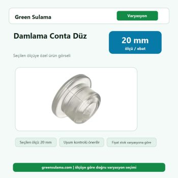 Hekimoğlu Damlama Conta Düz 20 Hekimoğlu Damlama Sulama Sistemleri ürün görseli