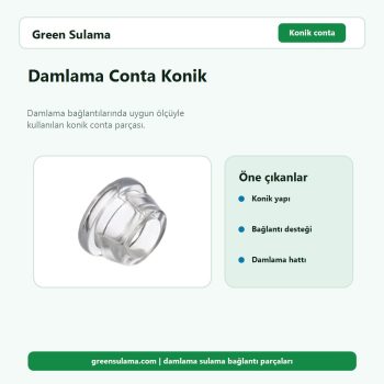 Damlama Conta Konik hortum ve bahçe sulama aksesuarı