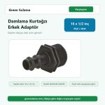 Hekimoğlu Damlama Kurtağzı Erkek Adaptör 16×1 2″ Hekimoğlu Damlama Sulama Sistemleri ürün görseli
