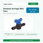 Hekimoğlu Damlama Kurtağzı Mini Vana 16x16 Hekimoğlu Damlama Sulama Sistemleri ürün görseli