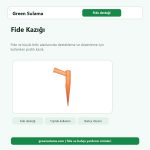 Fide Kazığı hortum ve bahçe sulama aksesuarı