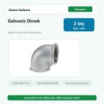 Galvaniz Dirsek 2 inç varyasyon görseli
