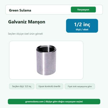 Trakya Galvaniz Manşon – 1/2″ urun gorseli