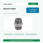 Trakya Galvaniz Nipel 2 1 2″ Trakya Galvaniz Fittings Malzemeler ürün görseli