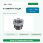 Trakya Galvaniz Redüksiyon 1 1 2” 3 4” Trakya Galvaniz Fittings Malzemeler ürün görseli