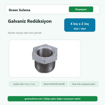 Trakya Galvaniz Redüksiyon – 4″ x 2″ urun gorseli