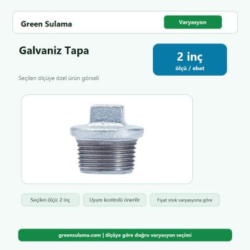 Trakya Galvaniz Tapa – 2″ urun gorseli