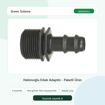 Hekimoğlu Erkek Adaptör - Paketli Ürün tüm varyasyon seçenekleri
