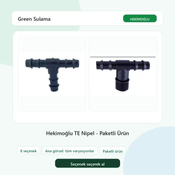 Hekimoğlu TE Nipel - Paketli Ürün tüm varyasyon seçenekleri