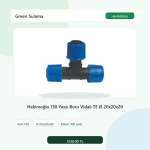 Hekimoğlu 130 Yassı Boru Vidalı TE Ø 20x20x20 - 100 Adet Paket gerçek katalog ürün görseli