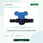 Hekimoğlu 252 Küresel Vana Çıkış Nipelli Ø 16x17 - 100 Adet Paket gerçek katalog ürün görseli