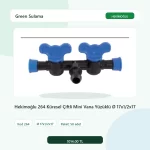 Hekimoğlu 264 Küresel Çiftli Mini Vana Yüzüklü Ø 17x1/2x17 - 50 Adet Paket gerçek katalog ürün görseli