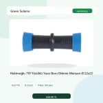 Hekimoğlu 710 Yüzüklü Yassı Boru Ekleme Manşon Ø 22x22 - 100 Adet Paket gerçek katalog ürün görseli
