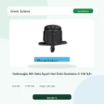 Hekimoğlu 801 Debi Ayarlı Hat Üstü Damlatıcı 0-150 lt/h - 250 Adet Paket gerçek katalog ürün görseli