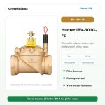 Hunter IBV-301G-FS pirinç solenoid vana