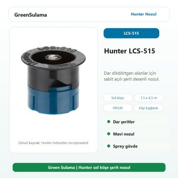 Hunter LCS-515 sol köşe şerit nozul ana ürün görseli