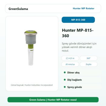 Hunter MP-815-360 rotator nozul ana ürün görseli