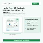 Hunter Node-BT Bluetooth pilli vana kontrol seti hazır sulama seti görseli