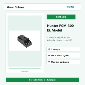 Hunter PCM-300 3 istasyonlu ek modül