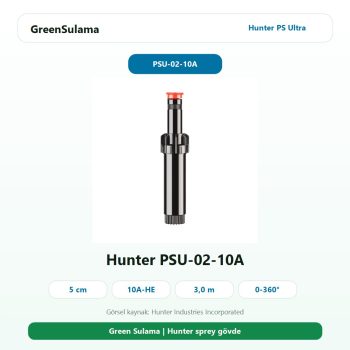 Hunter PS Ultra PSU-02-10A 5 cm 10A HE nozullu sprey spring ana ürün görseli