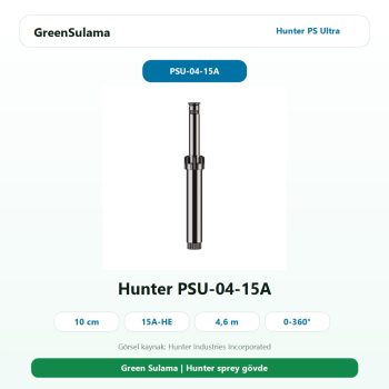 Hunter PS Ultra PSU-04-15A 10 cm 15A HE nozullu sprey spring ana ürün görseli