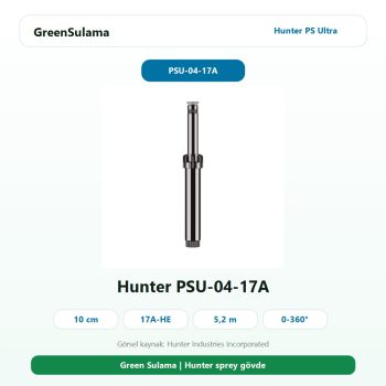 Hunter PS Ultra PSU-04-17A 10 cm 17A HE nozullu sprey spring ana ürün görseli
