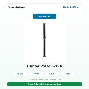 Hunter PS Ultra PSU-06-15A 15 cm 15A HE nozullu sprey spring ana ürün görseli
