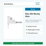 Hunter Rain-Clik Sensör