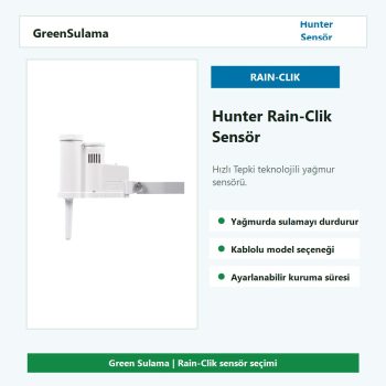 Hunter Rain-Clik Hızlı Tepki yağmur sensörü