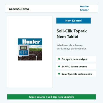Hunter Soil-Clik toprak nem kontrolü