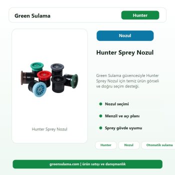Hunter Sprey Nozul Green Sulama ana ürün görseli