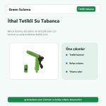 İthal Tetikli Su Tabanca hortum ve bahçe sulama aksesuarı
