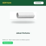 Sertsan Jakuzi Hortumu ön sipariş görseli