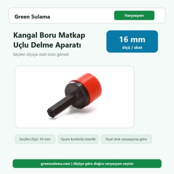 Hekimoğlu Kangal Boru Matkap Uçlu Delme Aparatı 16 Hekimoğlu Damlama Sulama Sistemleri ürün görseli