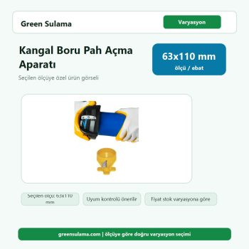Senkron Kangal Boru Pah Açma Aparatı 63x110 Senkron Aksesuarlar ürün görseli