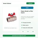 KAVRAM Dişi Dişi Kelebek Vana | 1/2″ · 3/4″ · 1″ ana ürün görseli