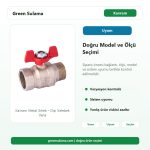 Kavram Metal Erkek – Dişi Kelebek Vana ana ürün görseli