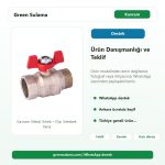 Kavram Metal Erkek – Dişi Kelebek Vana ana ürün görseli