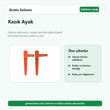 Kazık Ayak hortum ve bahçe sulama aksesuarı